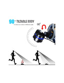 Lanterna Frontal LED Recarregável com Ajuste de Intensidade