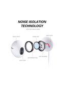 Auriculares Estéreo QA-C51 com Conexão Type-C