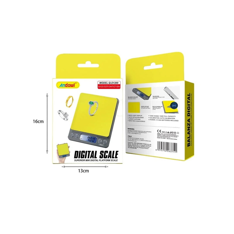Balança Digital de Alta Precisão Andowl Q-D1200