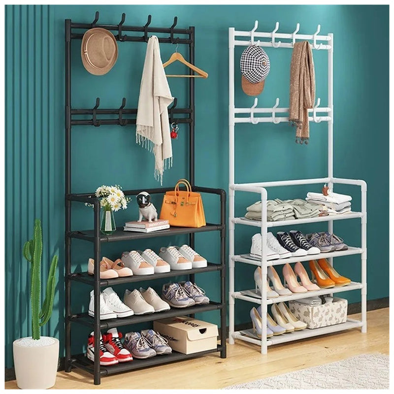 Cabide Organizador Multifuncional com Prateleiras