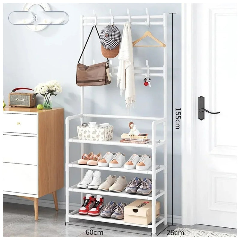 Cabide Organizador Multifuncional com Prateleiras