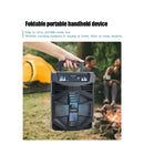 Coluna Bluetooth 8" com Microfone e Luz LED 10W