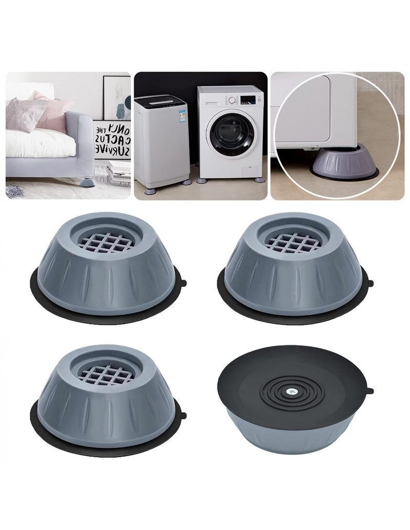 Conjunto de Pés Anti Vibração para Máquinas 4Pcs