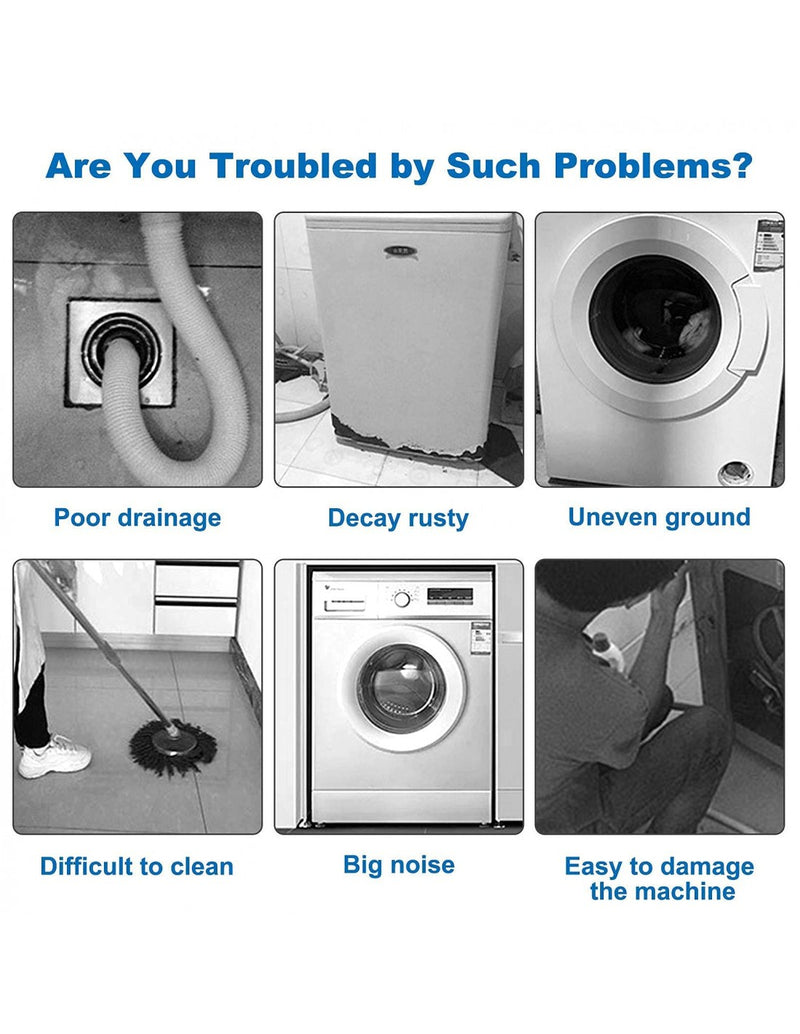 Conjunto de Pés Anti Vibração para Máquinas 4Pcs