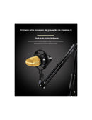 Conjunto Microfone Condensador e Placa de Som QA-T606