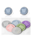 Copos Dobrável em Silicone com Tampa