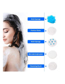 Escova Elétrica de Limpeza Corporal 5 em 1