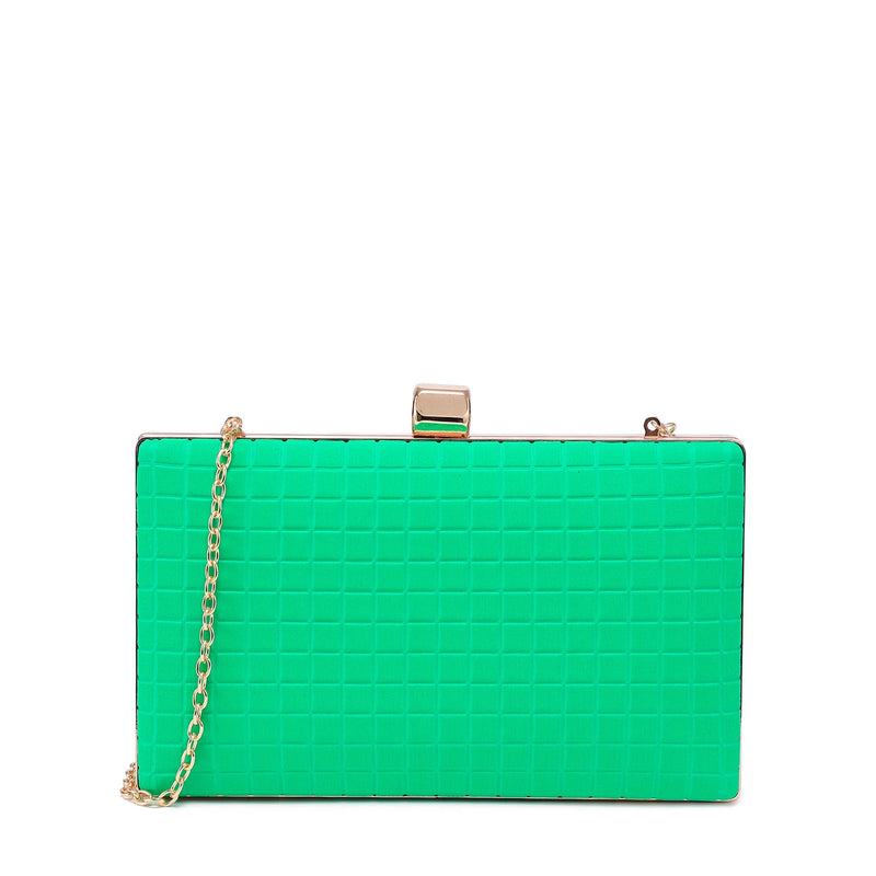 Pochete de festa com alça de corrente