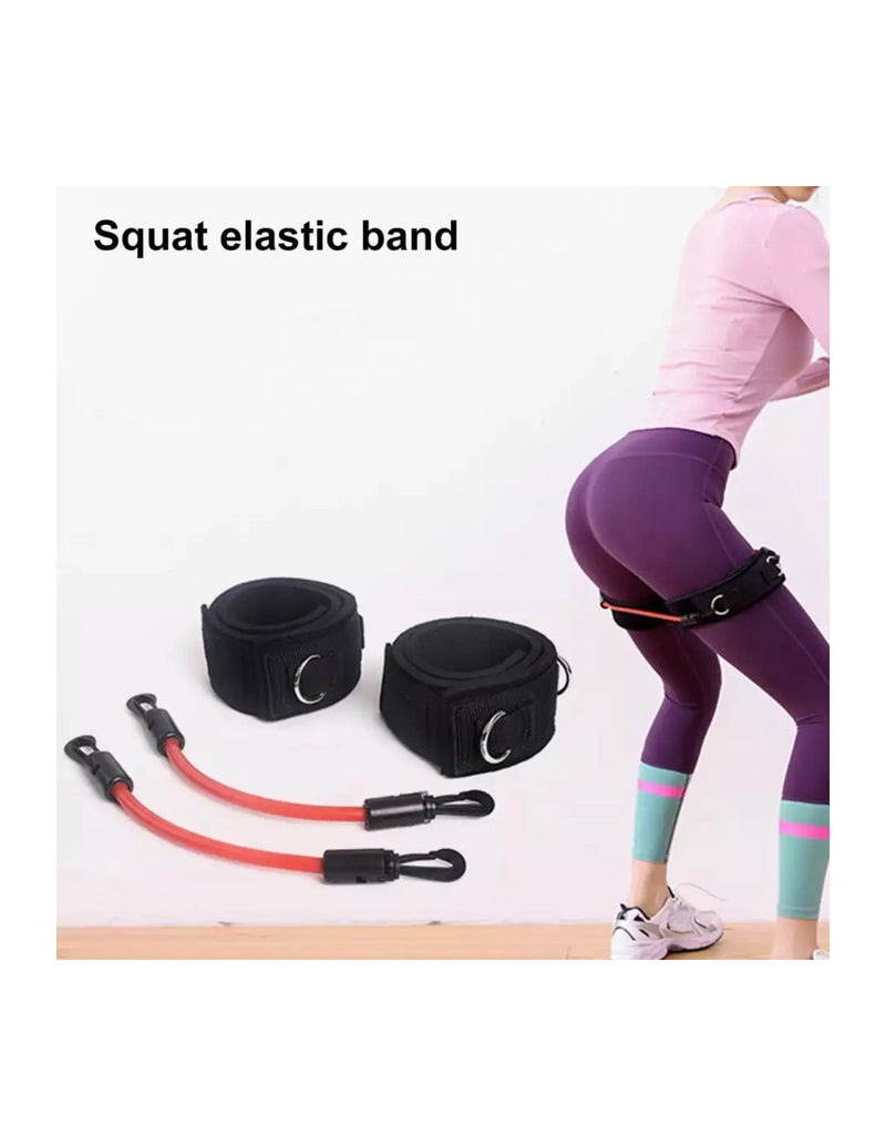 Kit de Elásticos de Resistência para Pernas e Glúteos