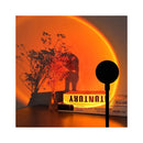 Lâmpada Pôr do Sol Vermelho