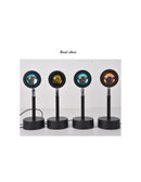 Lâmpada Pôr do Sol Vermelho