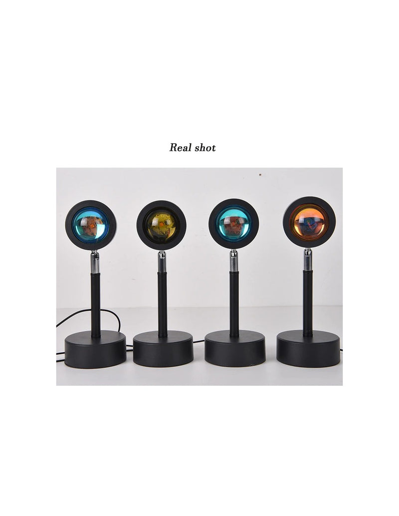 Lâmpada Pôr do Sol Vermelho