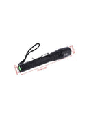 Lanterna Tática LED com Zoom Ajustável 100000 Lumens