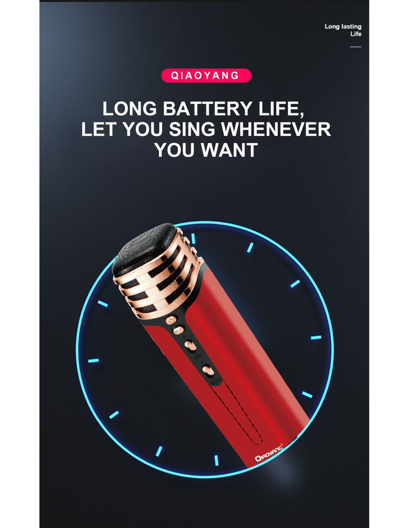 Microfone Sem Fios Karaoke QA-T635