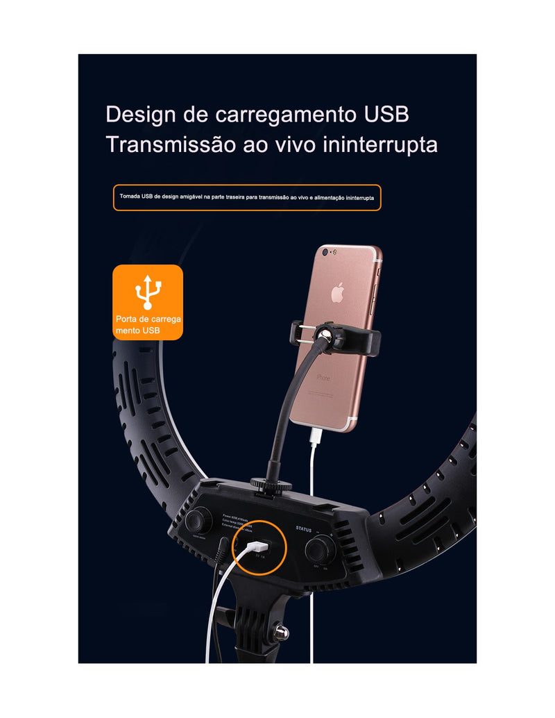 Ring Light RGB 33cm QA-666