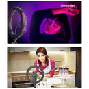 Ring Light RGB c/ Tripé Suporte