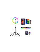 Ring Light RGB c/ Tripé Suporte