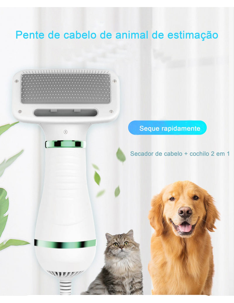 Secador e Escova para Animais QA-T622