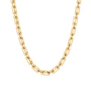 Colar em aço retângulos