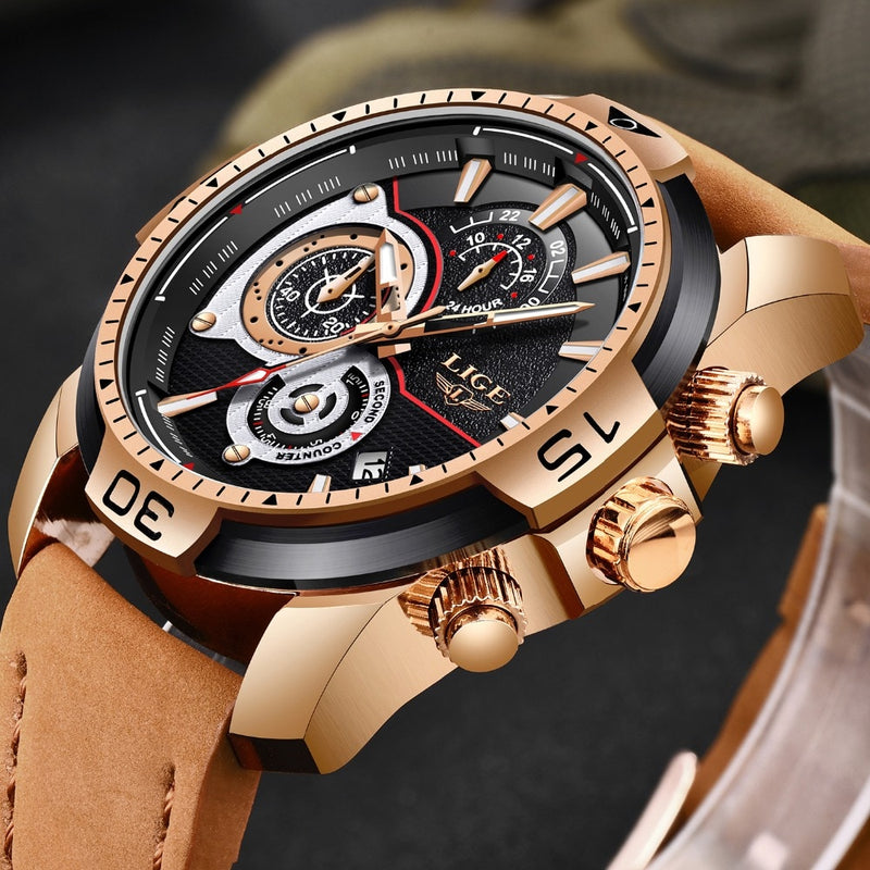 Relógio Masculino Luxury Chronograph